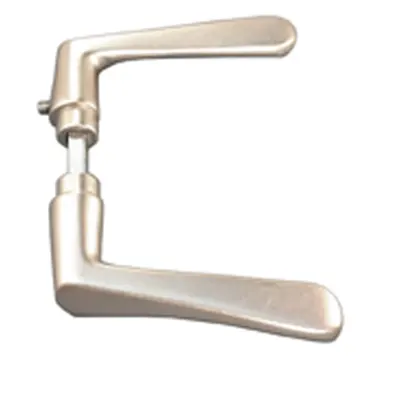 Door Handle Set Alu Champagne