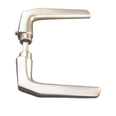 Door Handle Set, Standard, Aluminum Matt Black