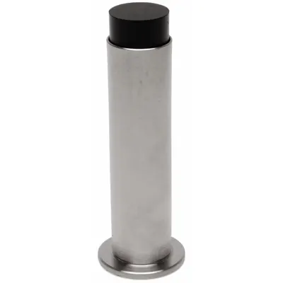 Butée de Porte, Cylindre, Mur en Acier Inoxydable 19x82