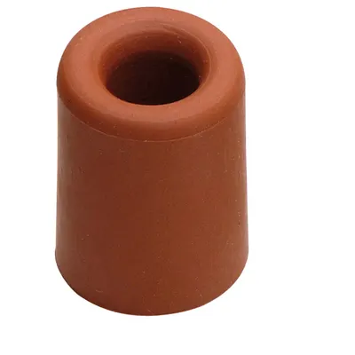 Door Stop, Thermoplastic Rubber, Gray 30x24mm