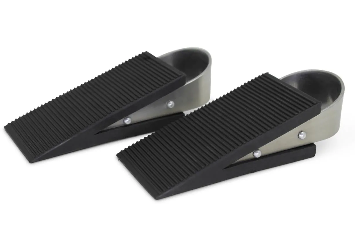 Deurstopper Rvs/rubber 2dlg 1