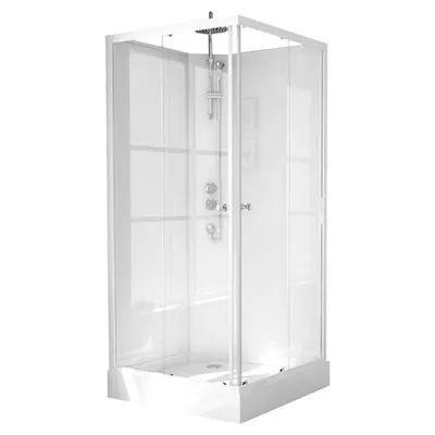 Go By van Marcke Khone Iv Douchecabine 900x900x2220mm Hoekinstap Schuifdeuren 1