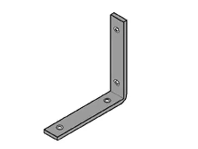 Threshold Corners Heavy Galvanized 125 mm
