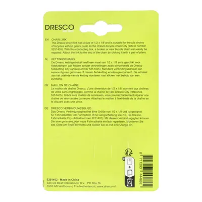 Dresco Fietsketting 1/2 X 1/8 112 Schakels 2