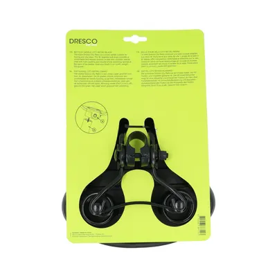 Dresco Selle de Vélo Noir Rétro 5