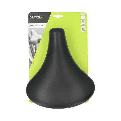Dresco Selle de Vélo Noir Rétro