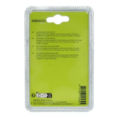 Dresco Halogeen Fietslamp 6v 3w 3