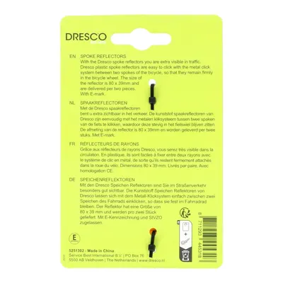 Dresco Spaak Reflectoren 2st 4