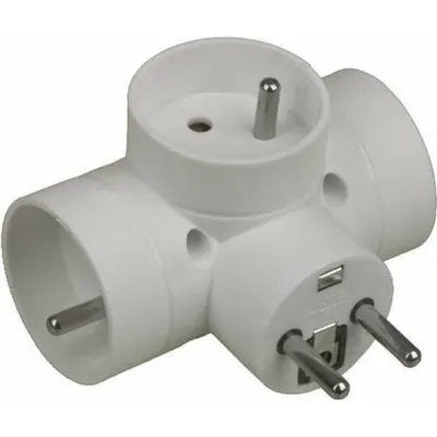 Rainbow Efx-3 Three-Way Plug / Domino 3×16a Grounded