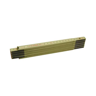 Double Folding Meter 10 Lat.beige 2 m
