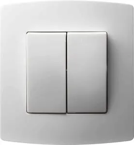 Double Switch Ral9016