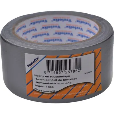 Ductape Grijs 25 m