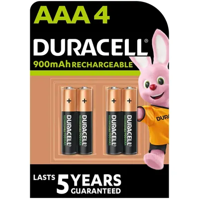 Duracell Aaa Rechargeable 900 Mah
