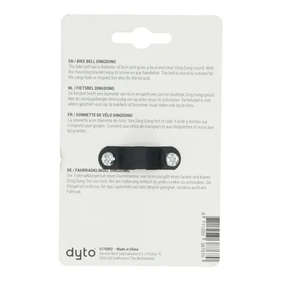 Dyto Fietsbel Zwart Dingdong 4
