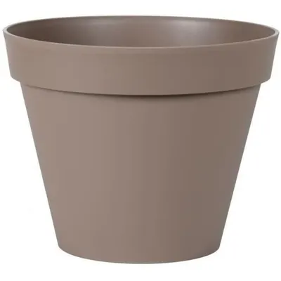 Pot de Fleurs Eda 23 l Dia40x32cm Taupe
