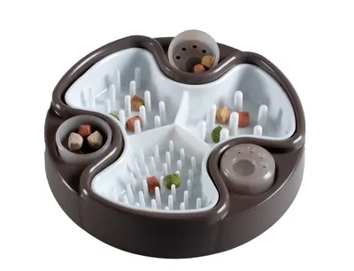 Educatieve Eetpot Brain Bruin 24 cm 3