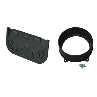 Eindstuk X 2 + Onderuitloop Pe 110 Zwart 50