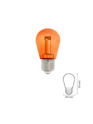 Fantasy/2w Orange E27 220-240v Led Co 1