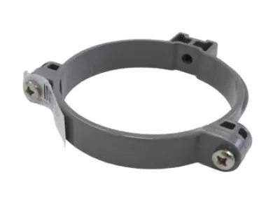 Fixo Pvc Beugel 100 mm Grijs