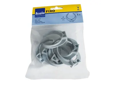 Fixo Pvc Beugel 50 mm Lichtgrijs