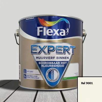 Flexa Expert Muurverf 2.5 l Ral 9001 1