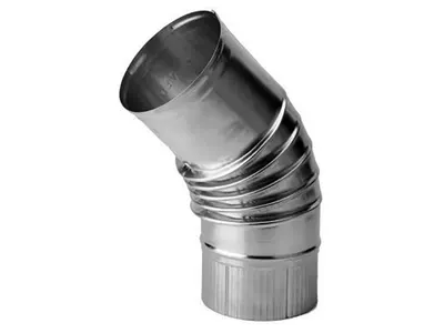 Galva Bend 45° 131 mm