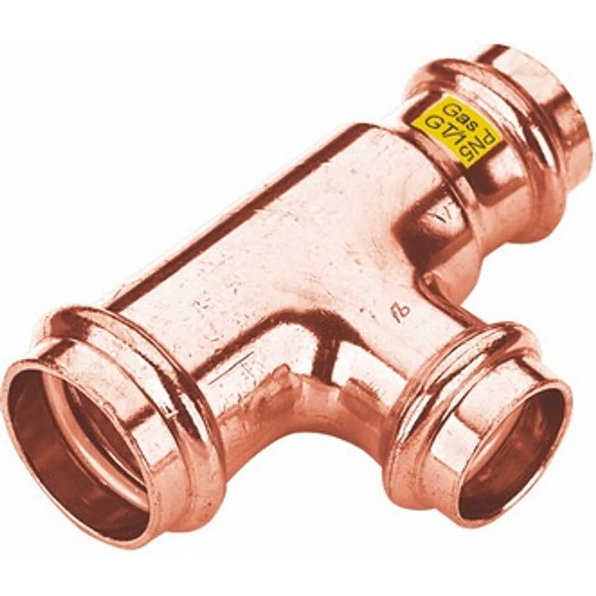 Gas Pers T-Stuk 28x22x22