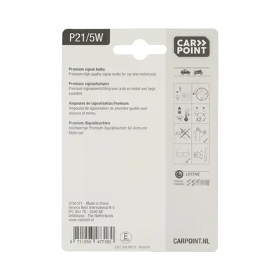 Light Bulb P21/5w Bay 15d Blister 2pcs 5