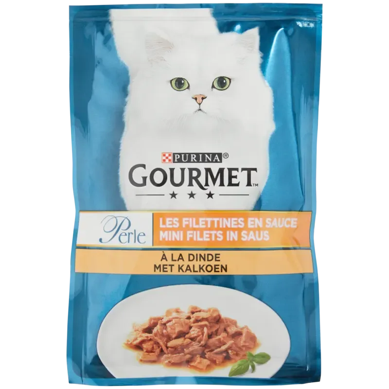 Gourmet Kattenvoer Kalkoen 85 g