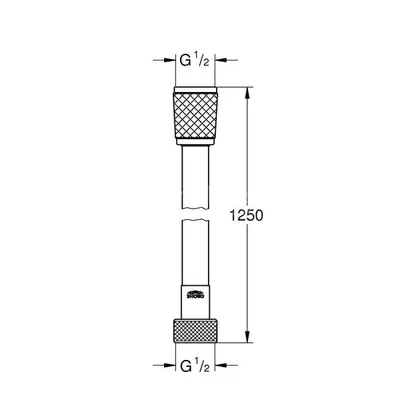 Grohe Douchslang 125 cm