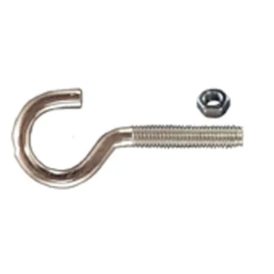 Hook Bolts with Nut, Galvanized M5 X 50 mm