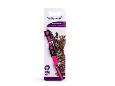 Cat Collar Reflective Pink 20-30cmx10mm 2