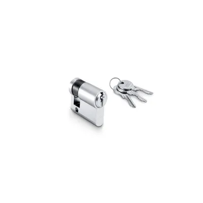 Geze Euro Profile Half Cylinder 40 mm 10/30 with 3 Keys 090176