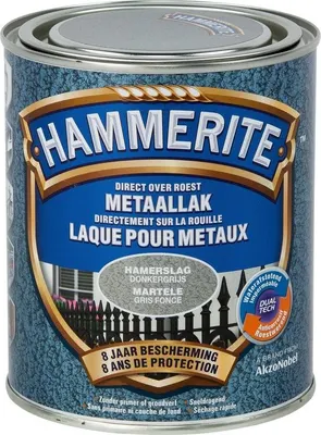 Hammered Paint-3/4l-D Gray