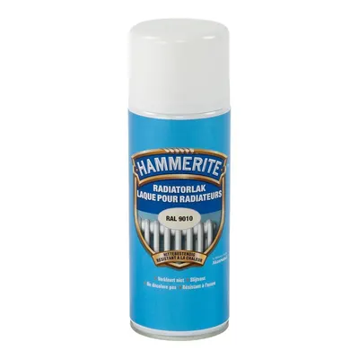 Hammerite Radiatorlak Ral9010 Spray 400 ml