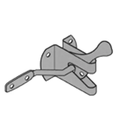 Gate Lock Yellow 60 mm