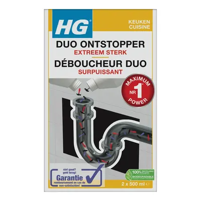 Hg Duo Unblocker 2x500ml