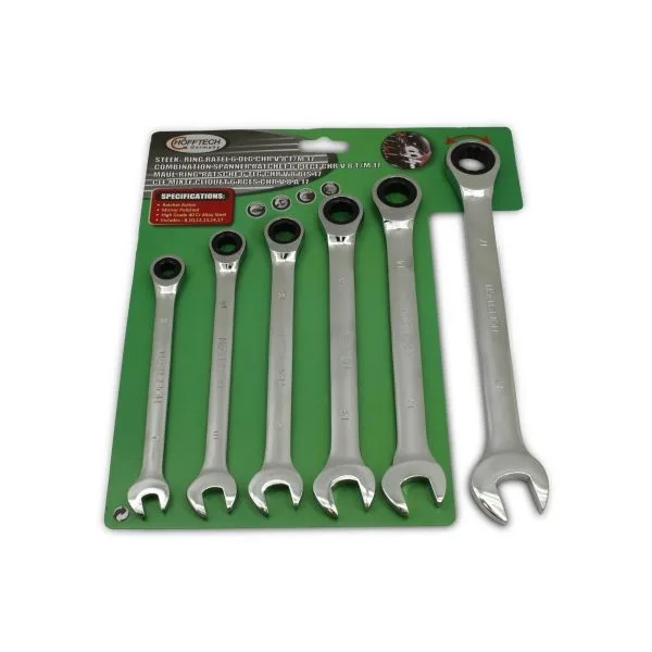 Hofftech Ring Ratchet Wrench Set 6 Pieces