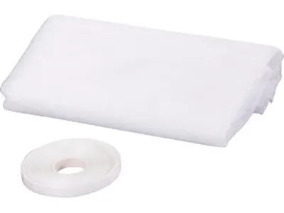 Moustiquaire Velcro Basic 130x150 Blanc