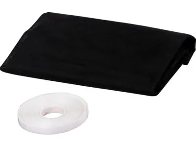 Moustiquaire Velcro Basic 130x150 Noir