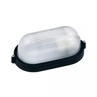 Horoz Bulkhead Lamp Alu Zwart E27