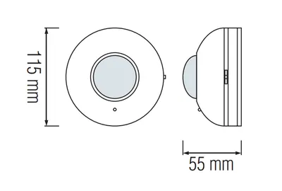 Horoz Focus Sensor Zwart 3
