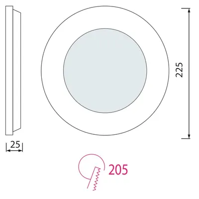 Horoz Led Recessed Spotlight 18w 2700k 3