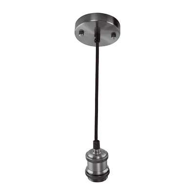 Horoz Pendant Lamp Pearl Black 1 m E27