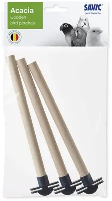 Houten Vogel Stok 3st 1