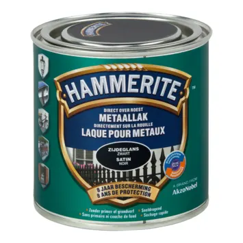 Ht Metal Paint Satin Gloss Black 250 ml