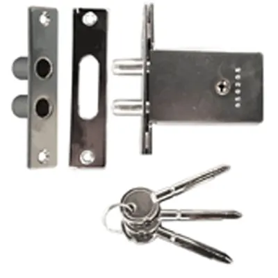 Mortise Lock + 3 Cross Keys 47 mm