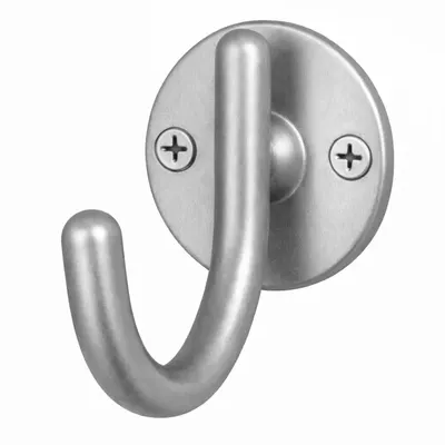 Patère, Simple, Gris Clair 10 mm