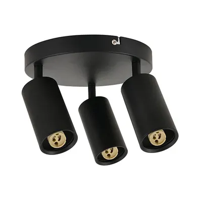 Joker-4 Plafondlamp Zwart Gu10