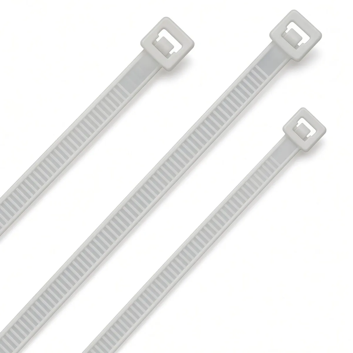 Kabelbinderset 200 mm X 4,5 mm White 100 Pcs Bag